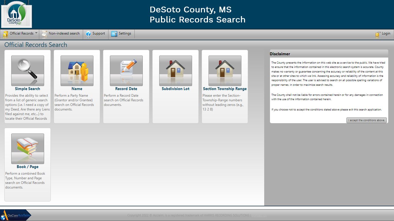 DeSoto County Public Records Search - DeSoto County, Mississippi