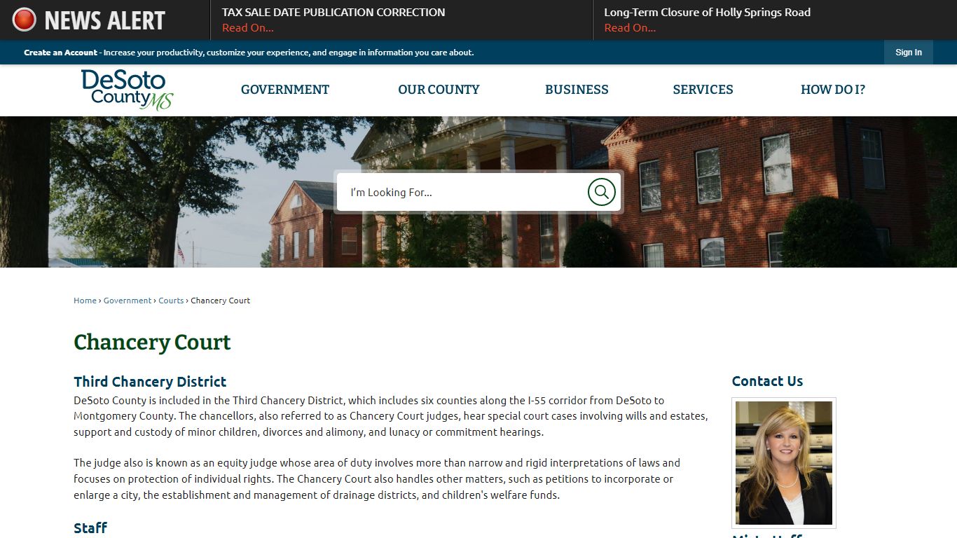 Chancery Court | DeSoto County, MS - Official Website